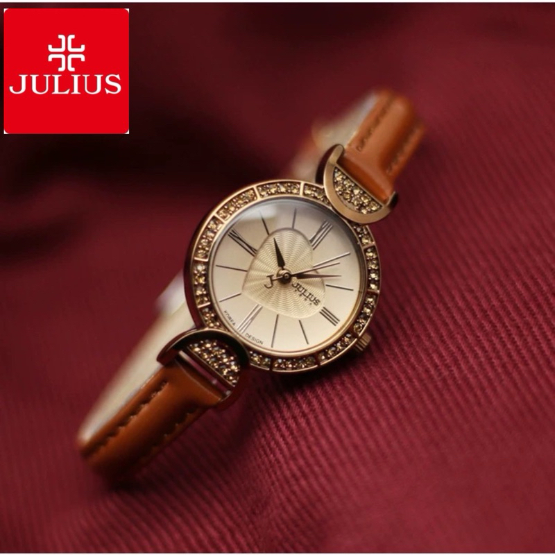 Jam Tangan Wanita Julius JA-779 Elegan Original Korea