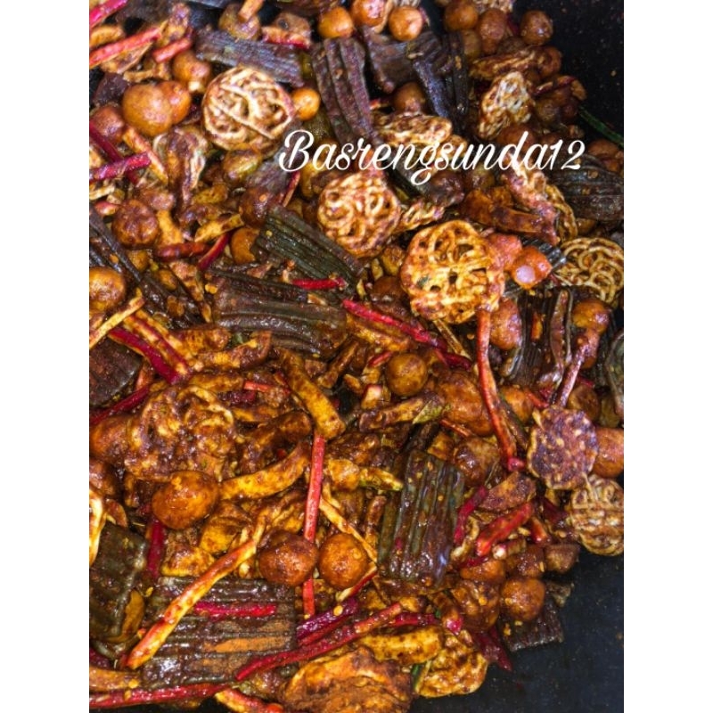 

KERUPUK SEBLAK MIX/ ANEKA SEBLAK CAMPUR PEDAS CIKRUH 500GRAM