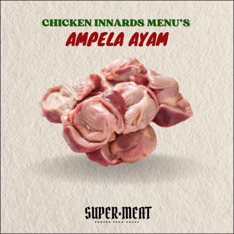 

Ampela Ayam / Jeroan Ampela Ayam Freshly Frozen