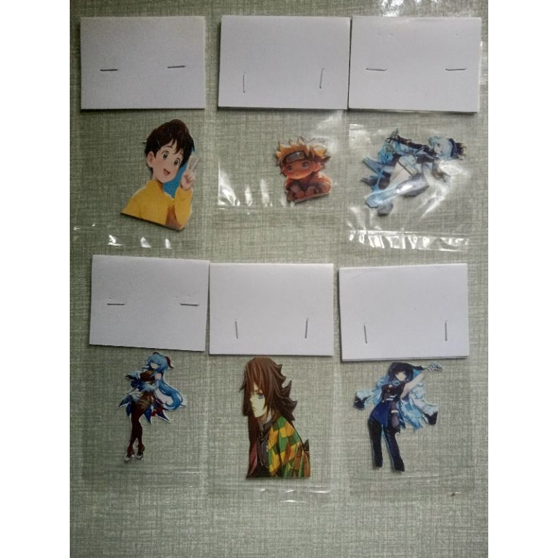 

6 pcs sticker anime random