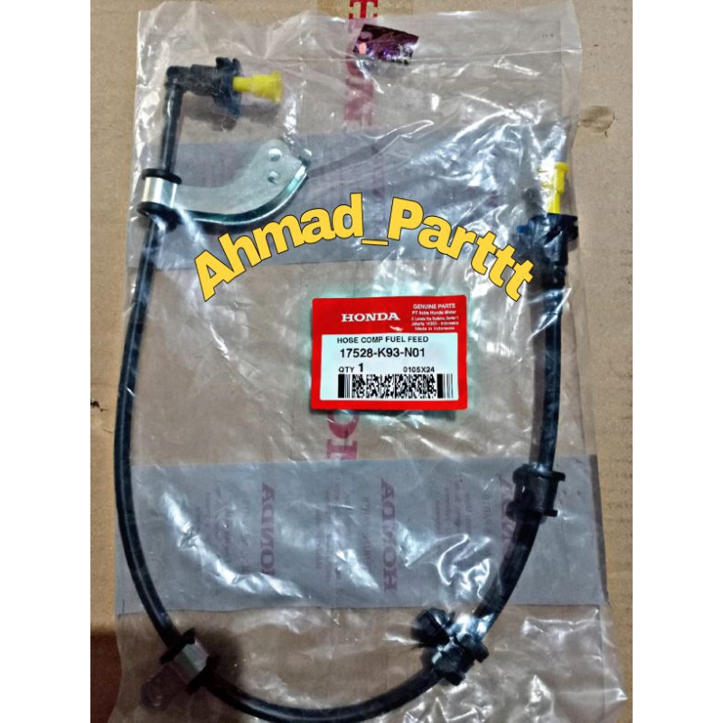 17528-K93-N01 Selang Injektor Bensin Honda Scoopy LED eSP 2017 - 2019. ORIGINAL AHM