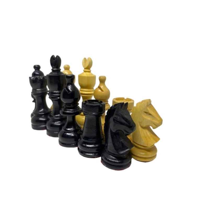 Bidak Catur Kayu Model Bandung Ukuran jumbo