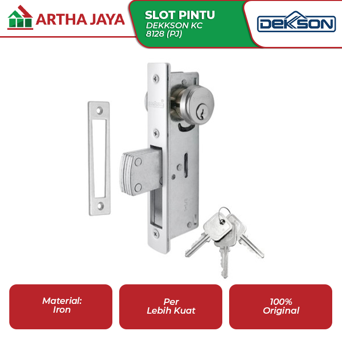 DEKKSON KC 8128 (PJ) / Kunci Pintu Aluminium Dekkson - Lidah Panjang