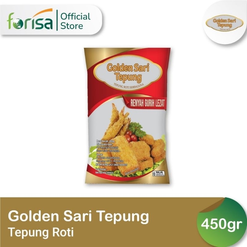 

Golden Sari Tepung Roti serbaguna 450gram