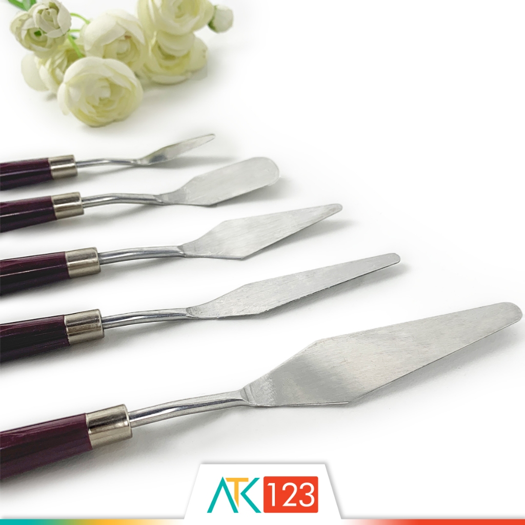 

H7Y Pisau / Spatula Lukis / Palet / Tanah Liat / Dekorasi Kue / Artist Painting / Mixing Palette /