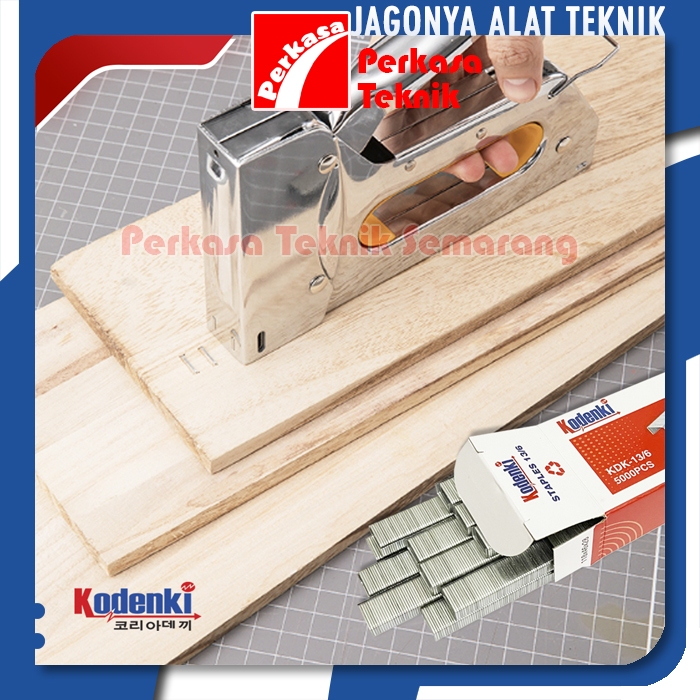 

KODENKI Isi Staples Angin 13/6 6MM Air Stapler Refill Paku Tembak R23