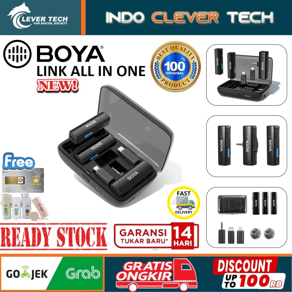 Boya BoyaLink All in One Wireless Mic Boya Link Microphone