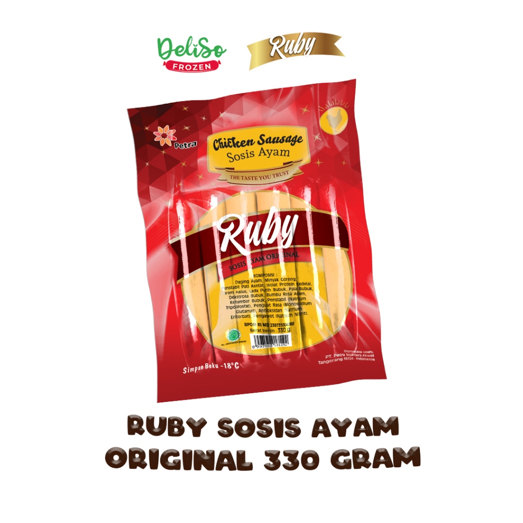 

Sosis Ayam Original Ruby 330 Gram