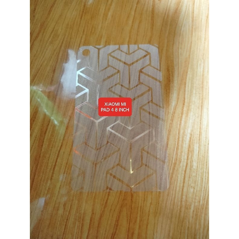 SKIN BACK CASING TABLET XIAOMI MI PAD 4 8 INCH GARSKIN GLITTER TRANSFORMER