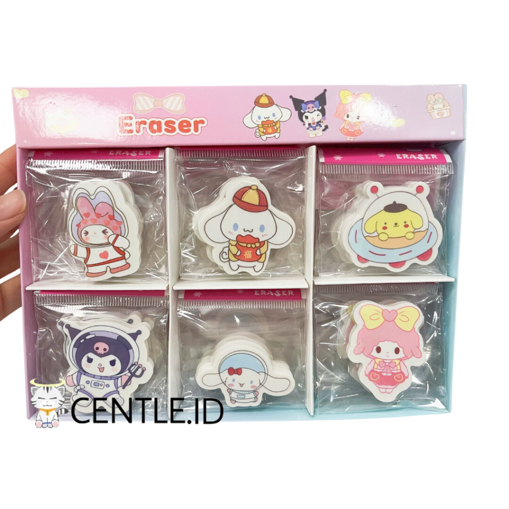 

PENGHAPUS GEPENG SANRIO ER-1243 PENCIL ERASER CUTE ALAT TULIS SEKOLAH LUCU TERJANGKAU