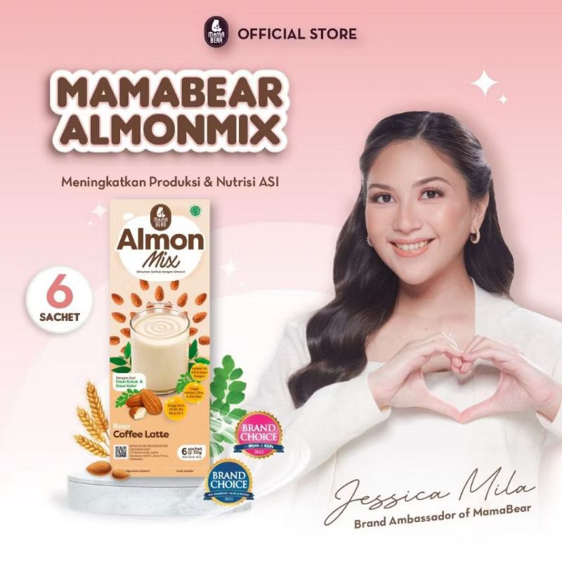 

(PROMO) MAMABEAR ALMONMIX COFFE LATTE - PELANCAR ASI (ASI BOOSTER)