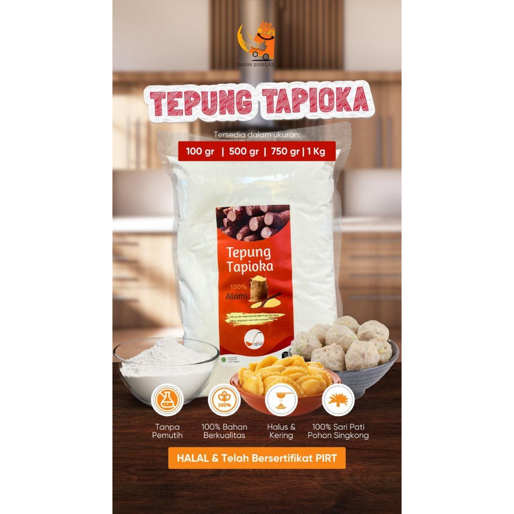 Tepung Tapioka / Sari Pati Singkong / Tepung Tapioka Asli - Bahan Dapur