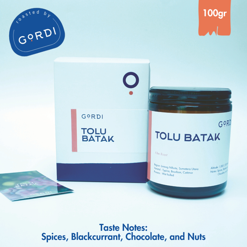 

Gordi Kopi Arabika Tolu Batak Single Origin 100% Arabica - Amber Jar 100gr