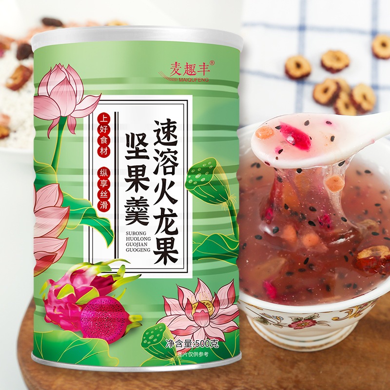 

[ HALAL ] MAIQUFENG Oufen Lotus Root | Teratai Buah Naga Pitaya 500g