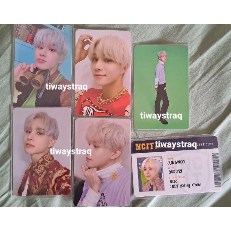 PC JUNGWOO NCT 127 STICKER STICKY SEOUL NIGHT AR CLIPCARD JEWEL MD NCIT