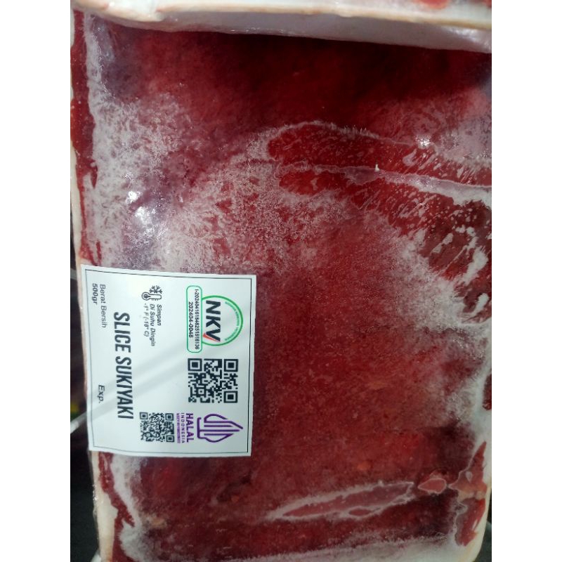 

slice daging sukiyaki 500g