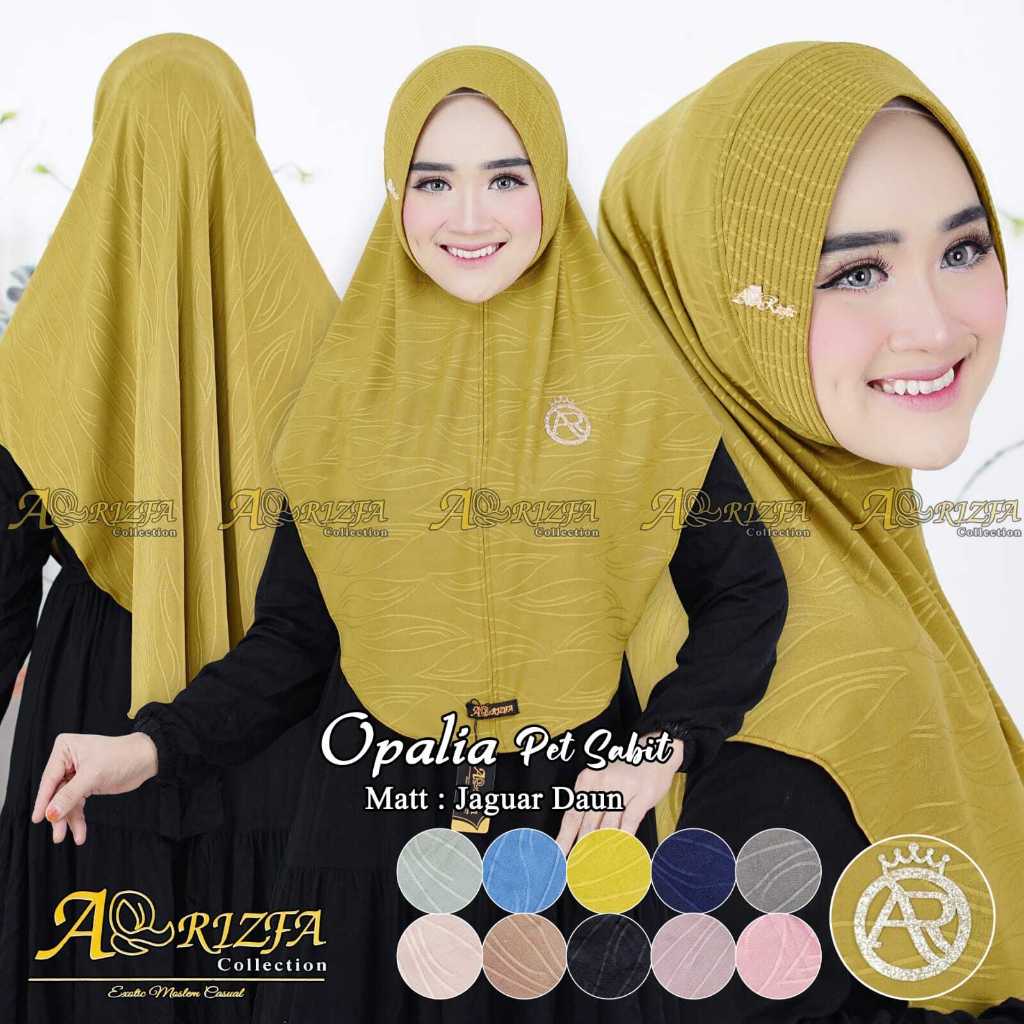 Hijab instan Opalia ped sabit original Dauragama