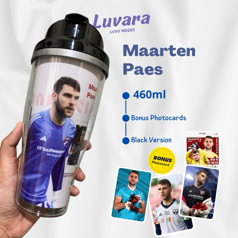 Tumbler black Maarten Paes man of the match BONUS PHOTOCARD PAES