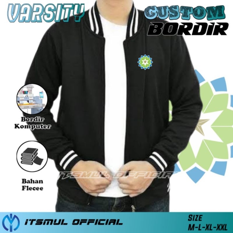 Jaket Varsity Baseball UIN Sunan Gunung Djati Bordir Jaket UIN SGD Bandung