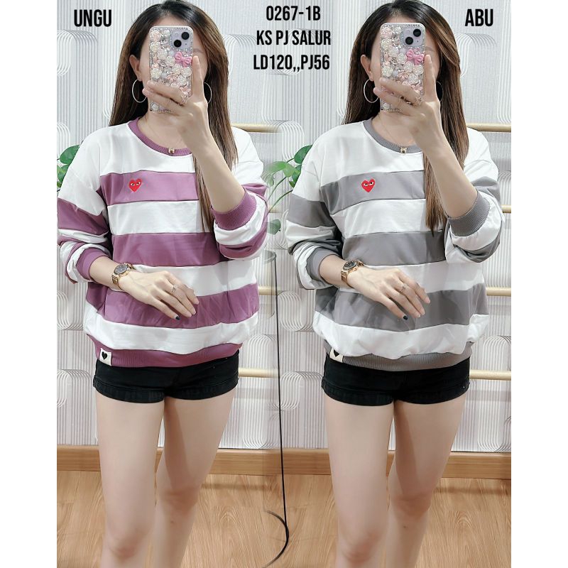 6843# KAOS LENGAN PANJANG BABYTERRY LOVE