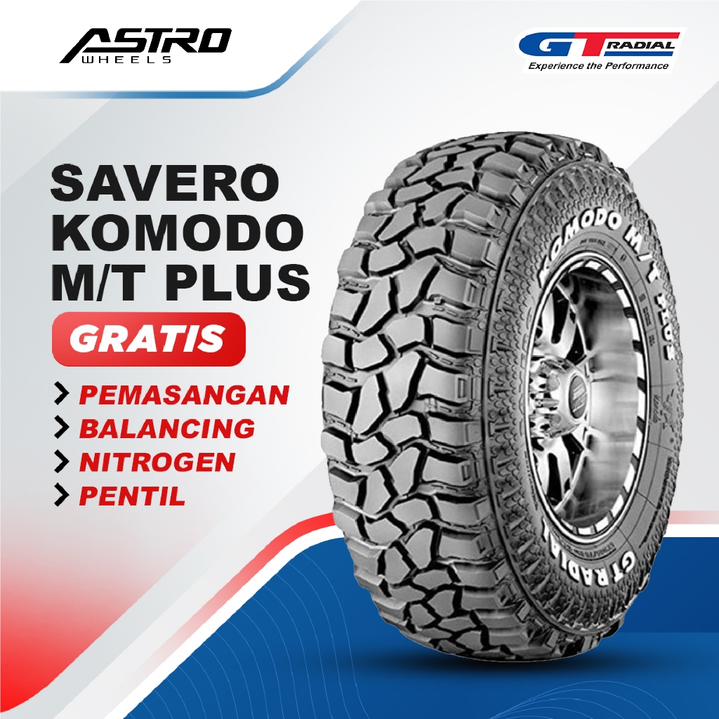 GT Radial SAVERO KOMODO MT PLUS 33x12.50 R20 114Q Ban Mobil