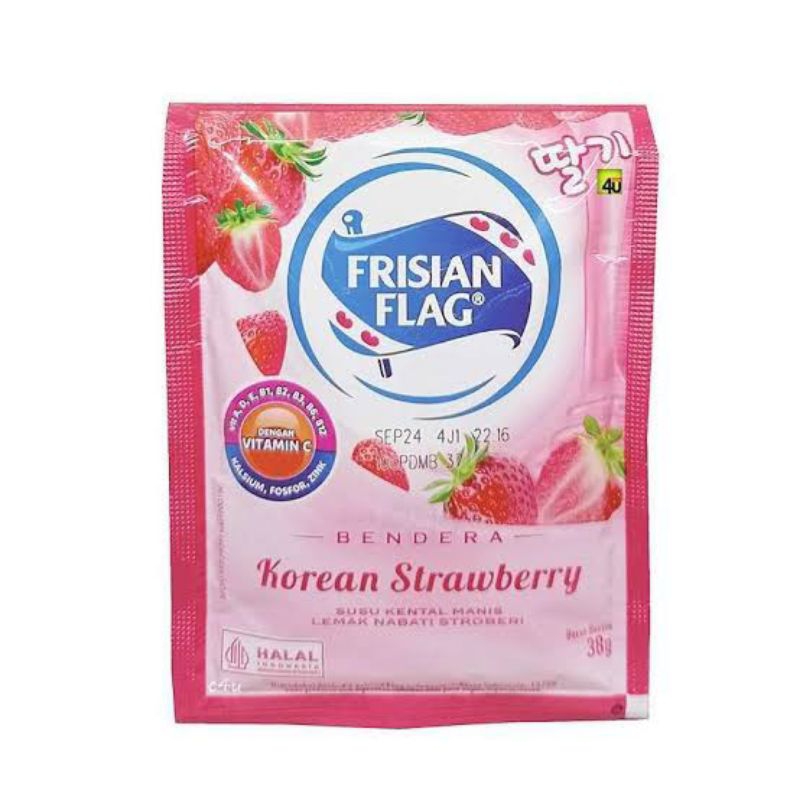 

SUSU BENDERA Korean Strawberry Pack isi 6pcs
