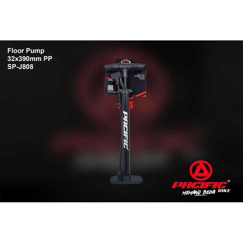 Pompa Sepeda Pacific J-808 Original Pompa Pacific AV & FV