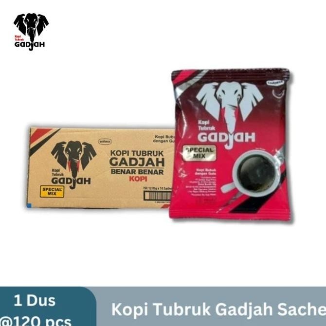 

KOPI TUBRUK GADJAH SPECIAL MIX 23gr 1 DUS ISI 120 PCS