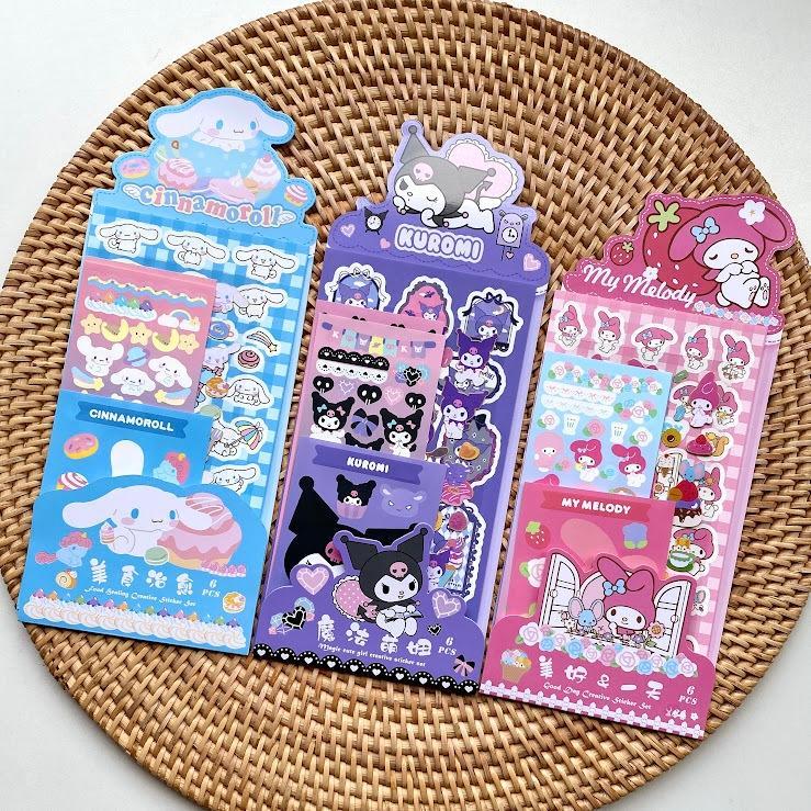 

Stiker Garis Boneka Cake Dekorasi Buku Diary Jurnal Binder Anak Sanrio Kuromi My Melody Pompompurin Cinnamoroll Hello Kitty Pochacho Lucu Unik Gift Kado Hadiah