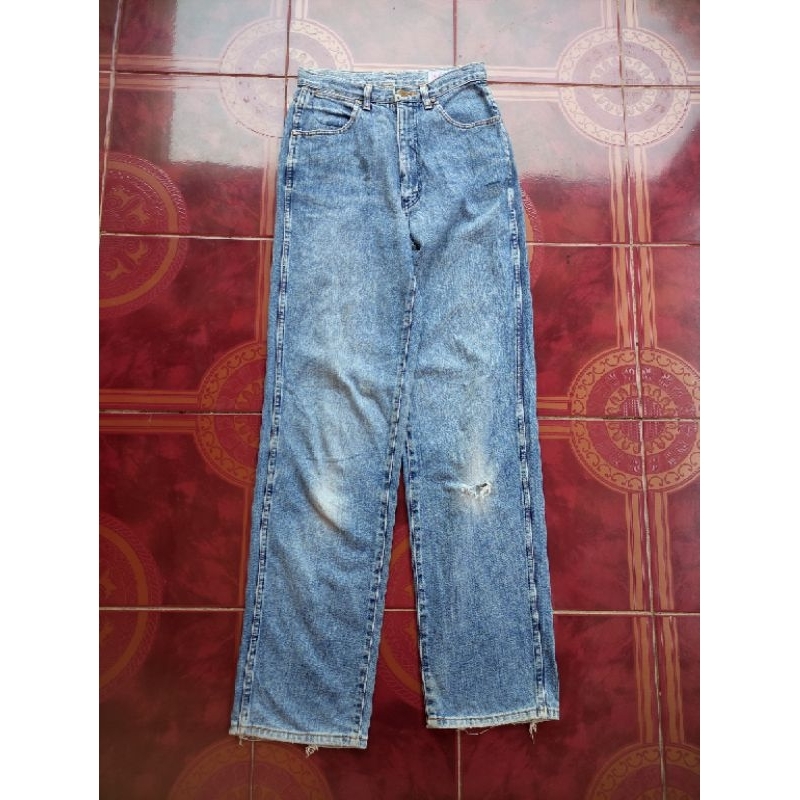 Celana jeans HW wanita brand WRANGLER ORIGINAL store