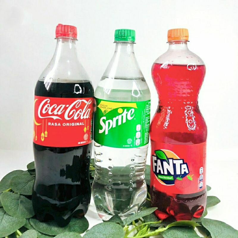 

fanta sprite coca cola 1 Liter