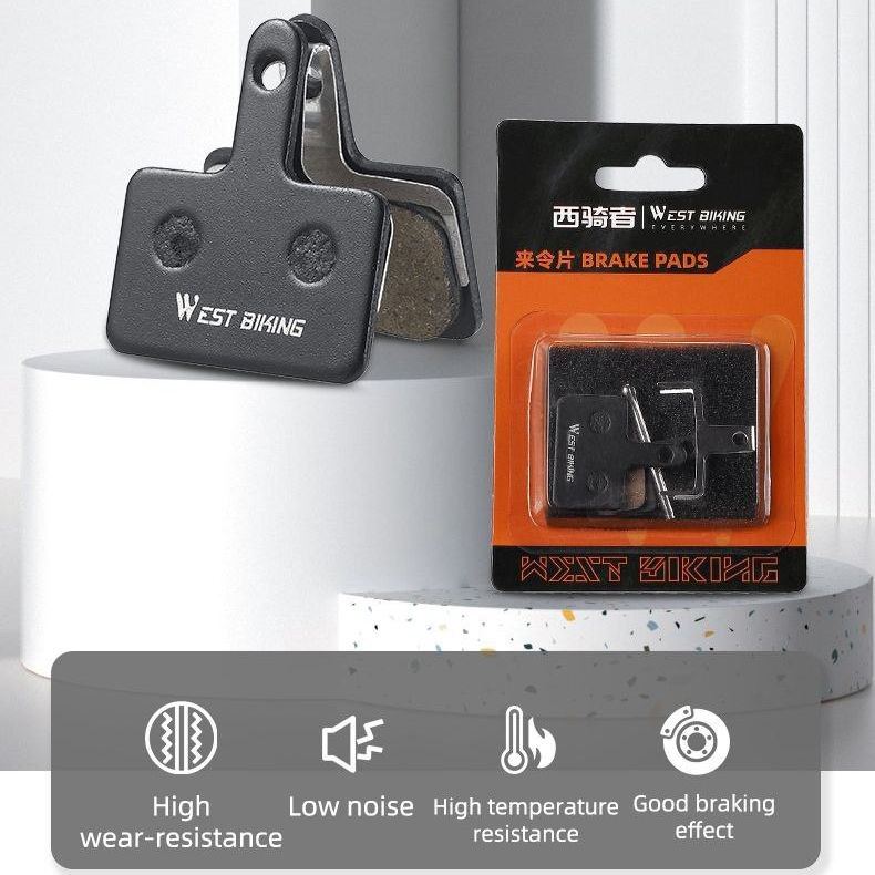 WEST BIKING Resin Kampas Rem Cakram Sepeda Gunung MTB Disc Brake Pad Resin for Shimano Deore SLX XT 