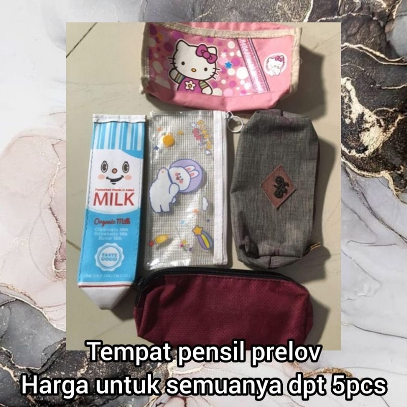 

[READY GET 5PCS PRELOV‼️] Tempat pensil lucu good condition harga untuk 5pcs