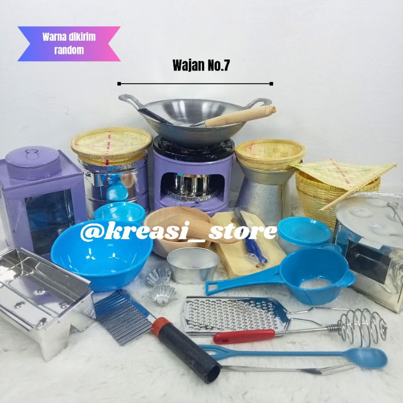 Mainan Masak-masakan Anak Lengkap Miniatur Peralatan Masak Anak (Paket Komplit 4) Kitchen Set Anak T