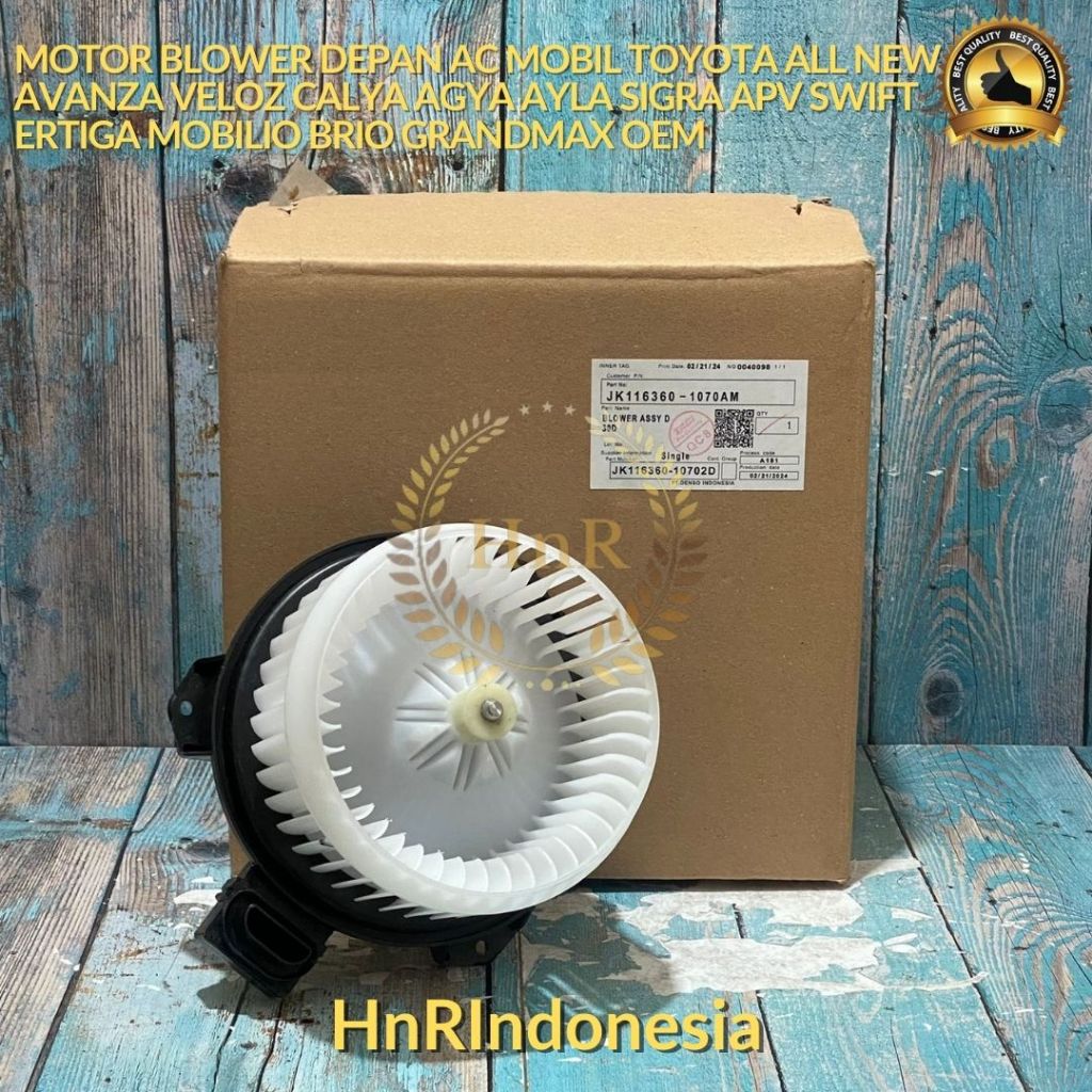 Motor Blower Depan AC Mobil Toyota All New Avanza Veloz Calya Agya Ayla Sigra APV Swift Ertiga Mobil