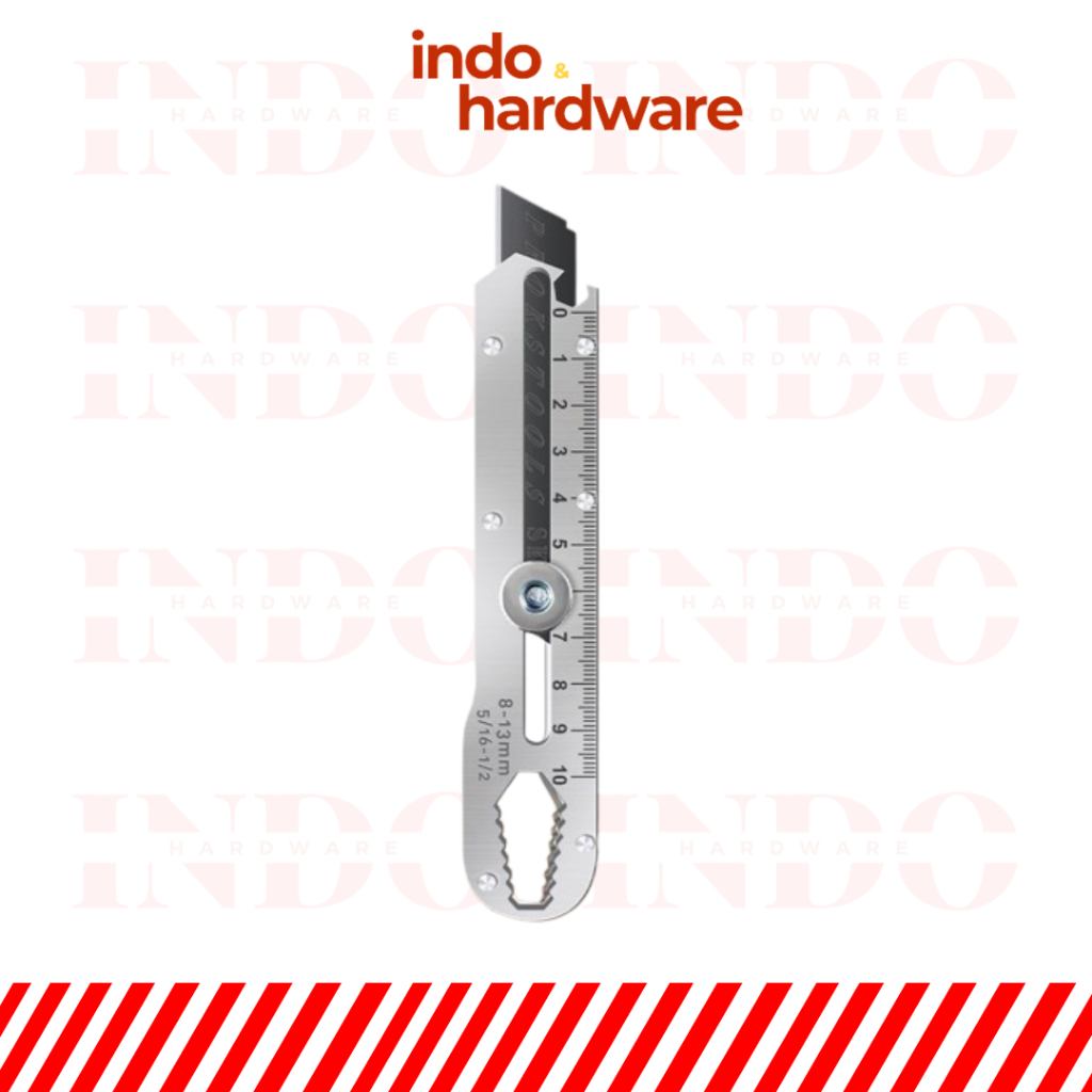 

9 in 1 Pisau Kater Cutter Cuter Besar Stainless Steel + Pembuka Tutup Botol Pemotong Kertas