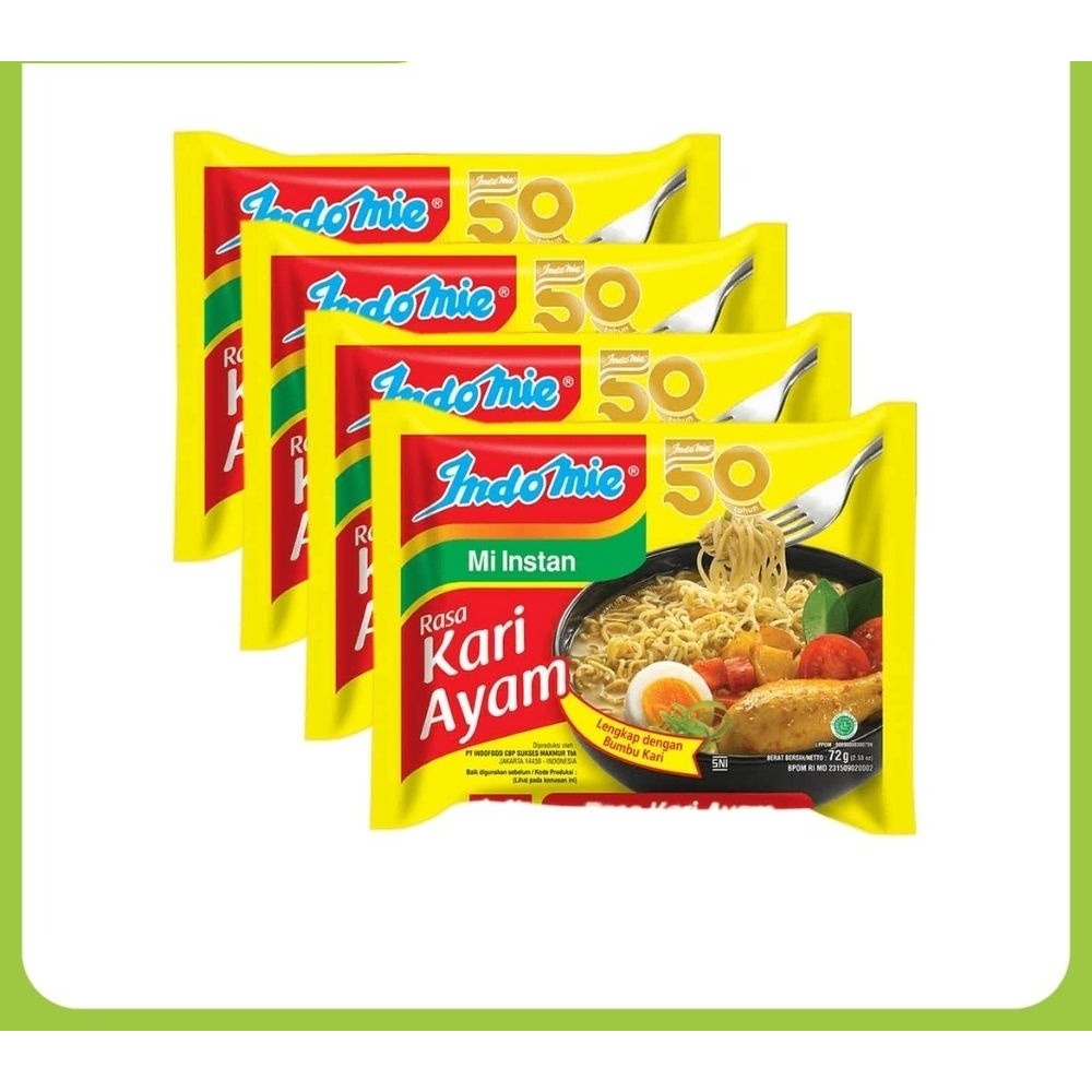 

INDOMIE MIE INSTANT KARI AYAM PCK 72g