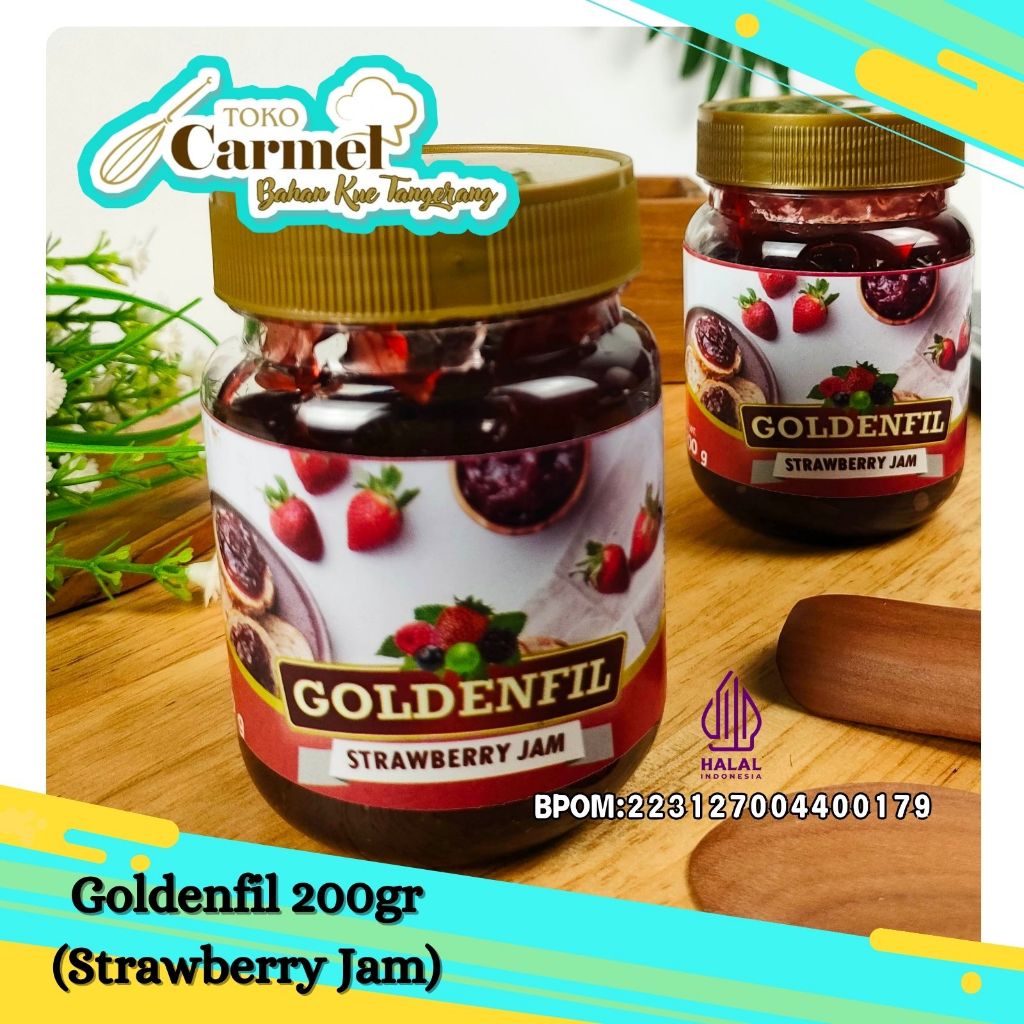 Selai Goldenfil Crunchy 200gr - FREE Bubble Wrap 5