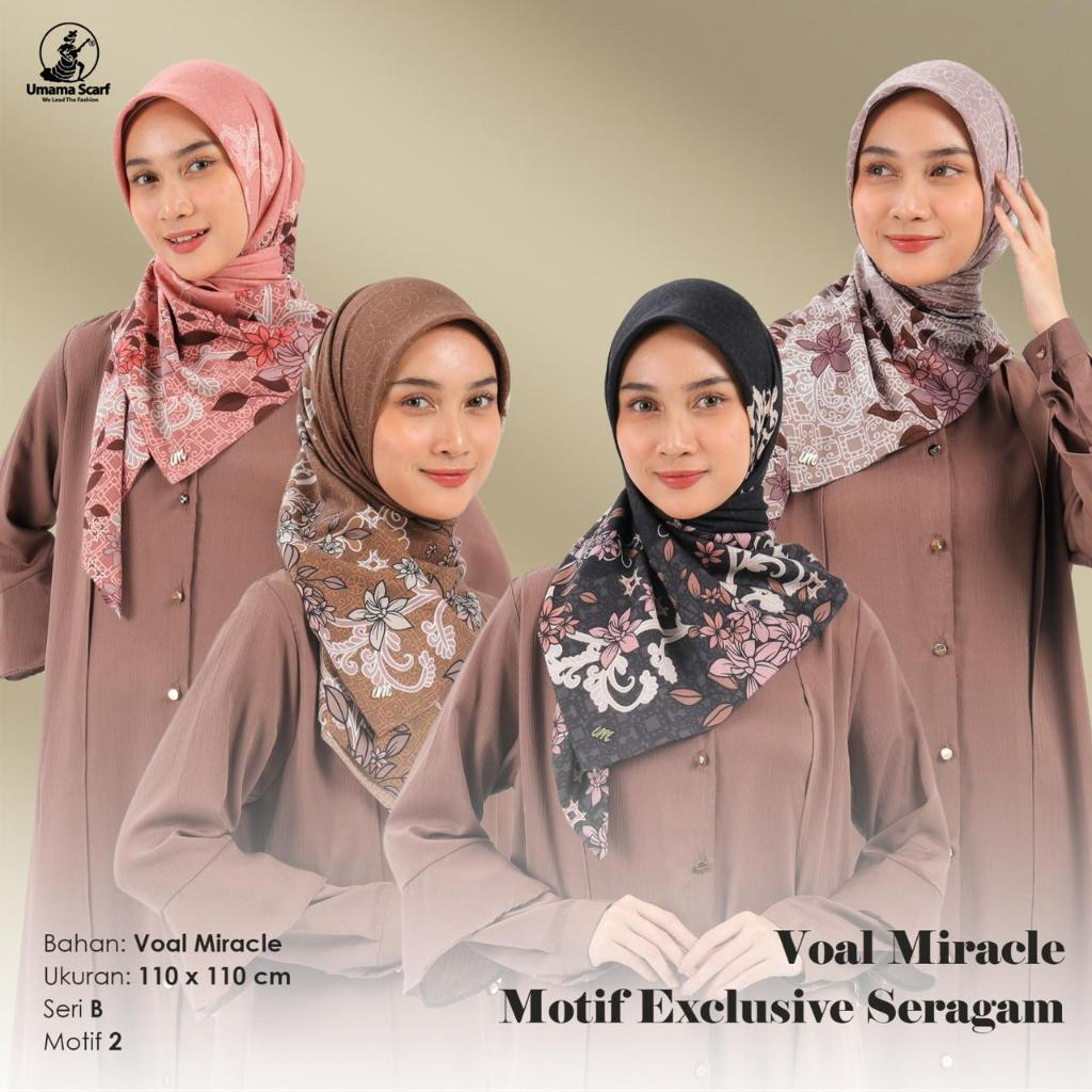 Segi empat umama voal miracle | Umama motif