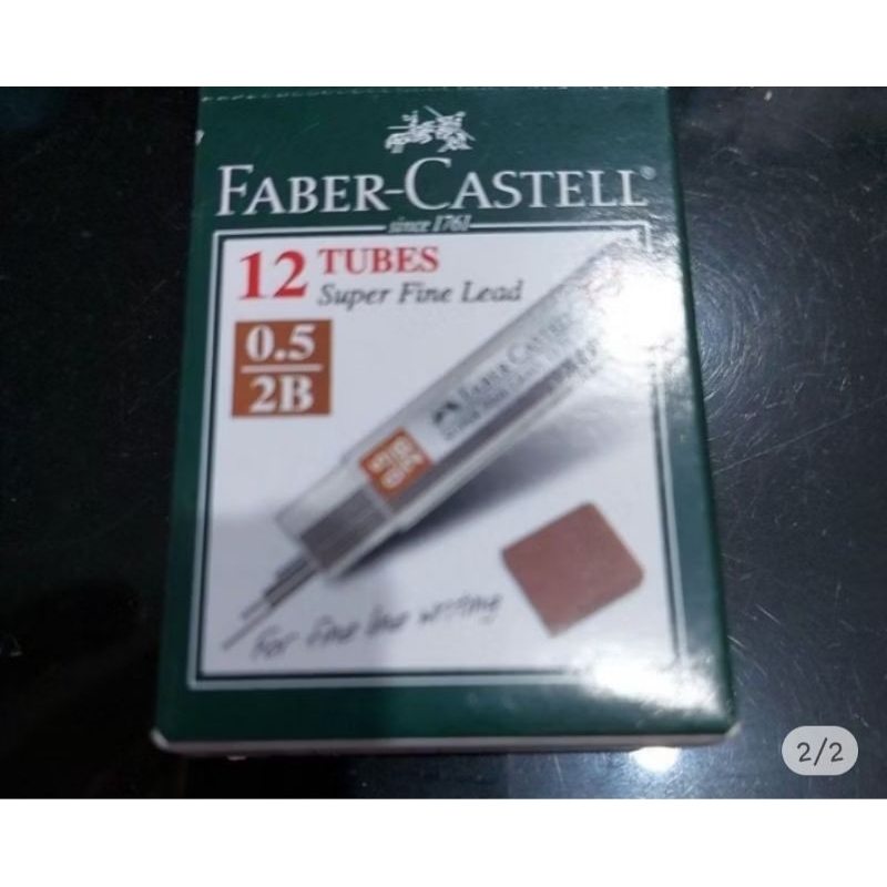 

Isi pencil mekanik faber castle 0,5 2B