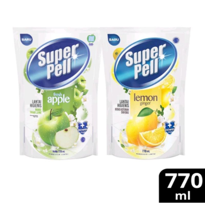 SUPERPEL PEMBERSIH LANTAI HARUM & WANGI 770ML