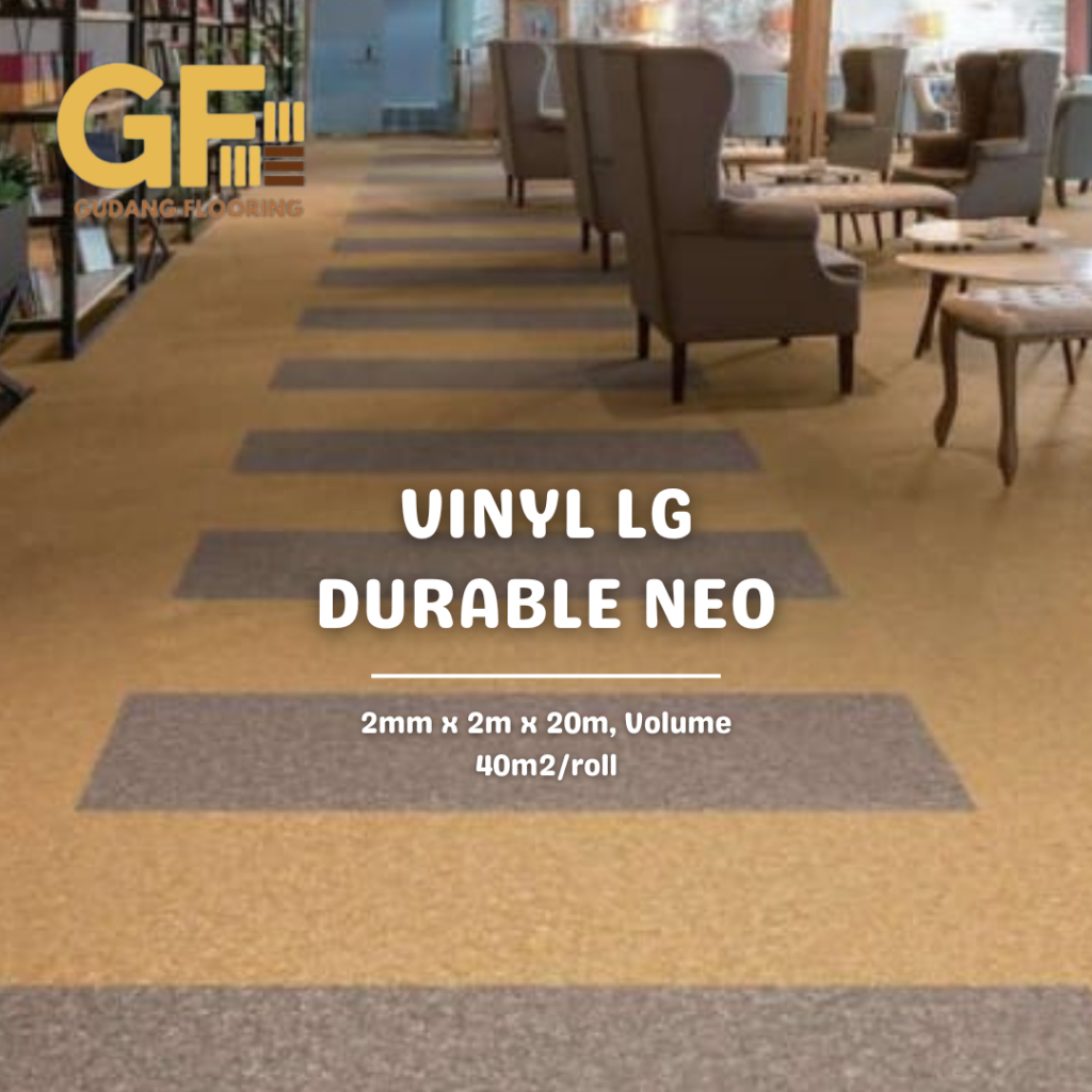 Vinyl roll LG DURABLE NEO 2mm/ vinyl karpet rumah sakit