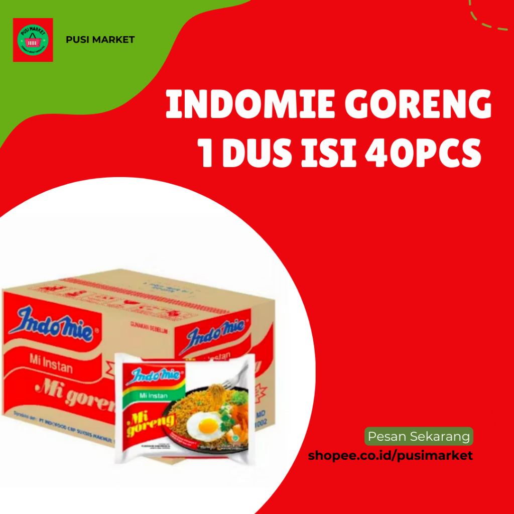 

PM Indomie Goreng 1Dus Isi 40Pcs / Indomie Semua Rasa All Varian 1Dus