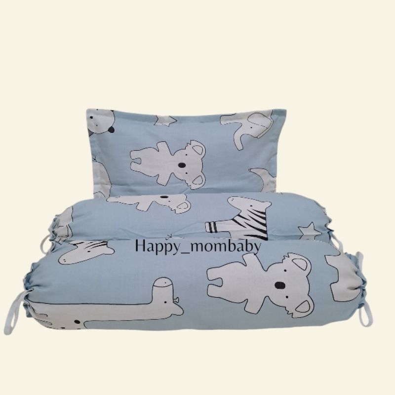 Sarung bantal bayi motif panda