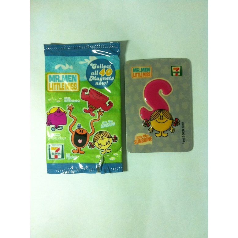 THOIP. Mr. Men Little Miss Magnets - S. Sunshine by 7-Eleven 2009