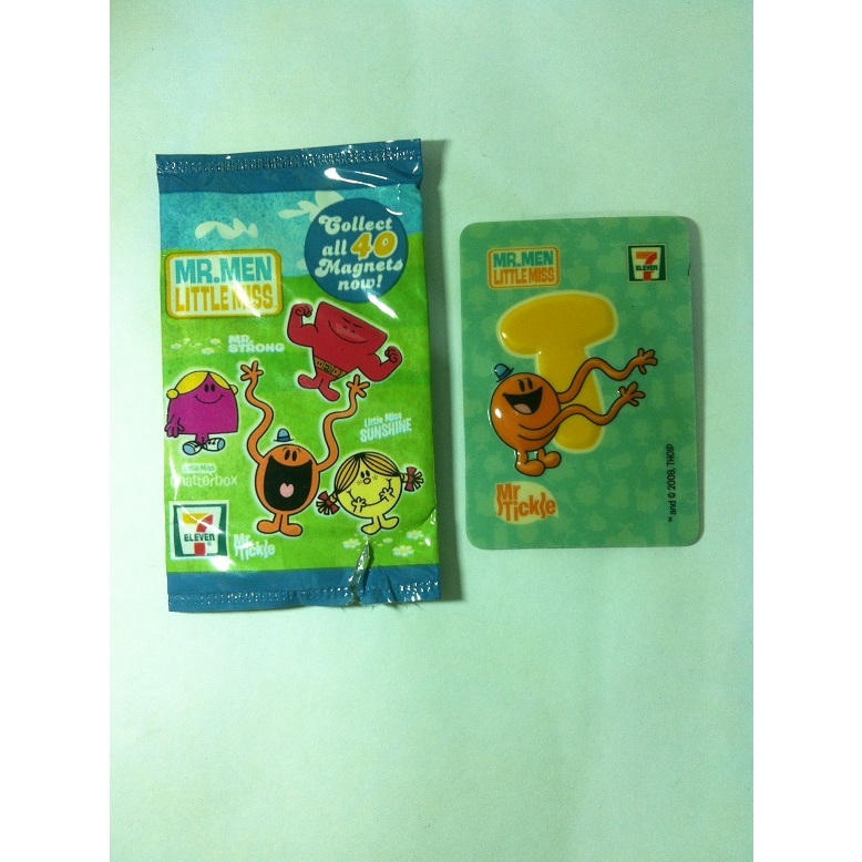 THOIP. Mr. Men Little Miss Magnets - T. Tickle by 7-Eleven 2009