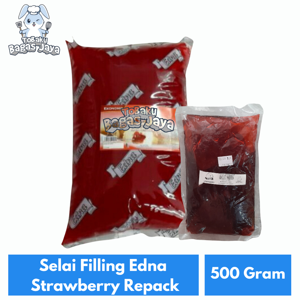 

Selai Filling Edna Strawberry Repack 500 Gram