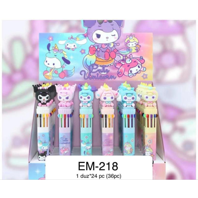 

pen 10warna kuromi baru
