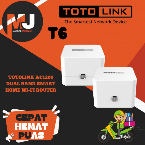 Totolink (AC1200) T6 Wireless Dual Band Mesh Wireless Router