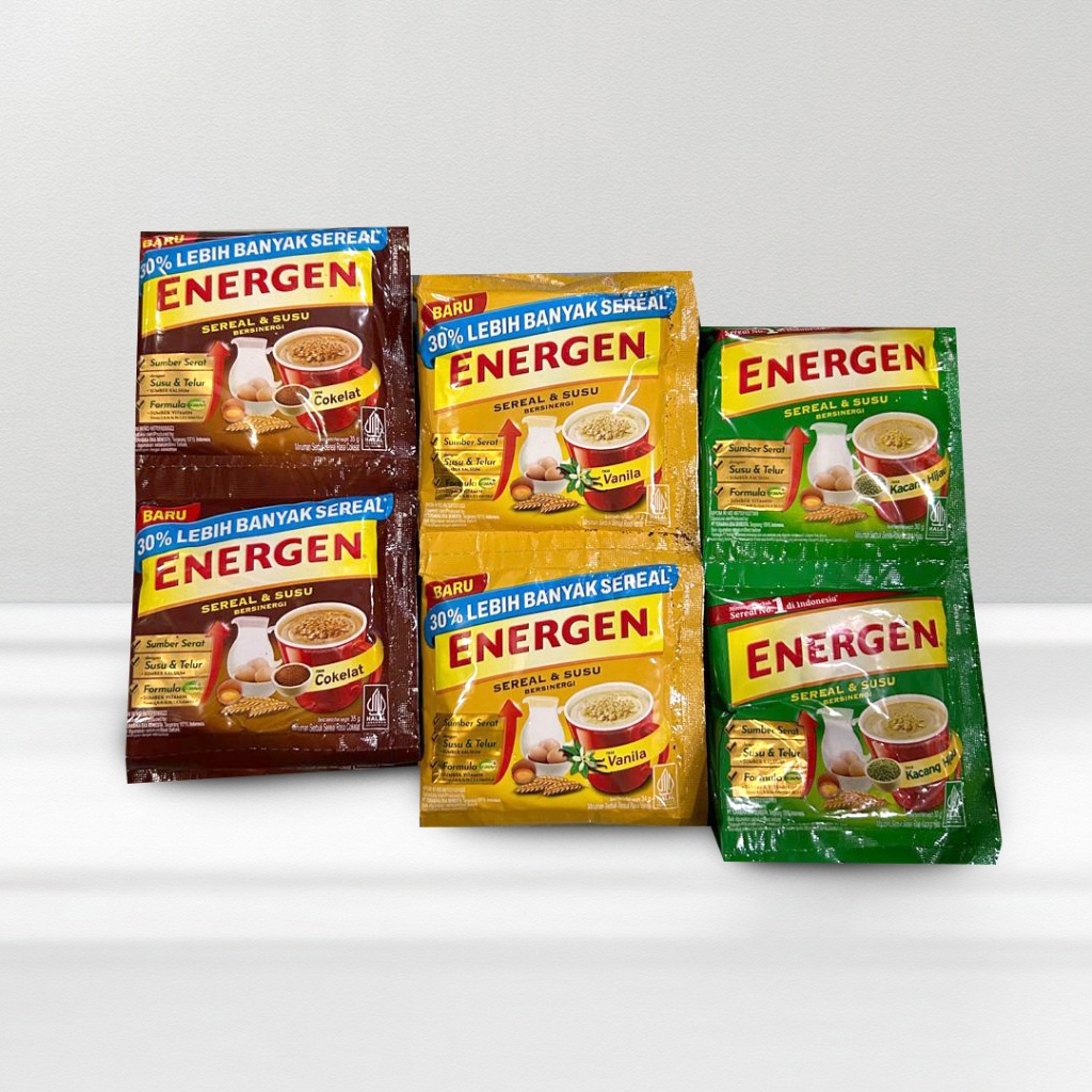 

Energen Susu Sereal 1 renteng isi 10 Sachet @35gr